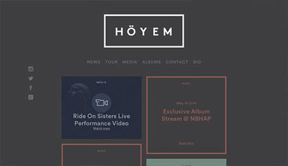 25款布局新颖的网页设计作品赏析 探索网页与网站设计的创意边界